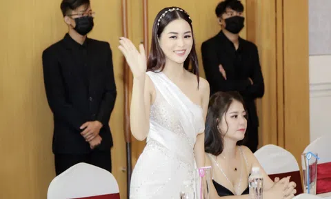 Người đẹp áo dài Nguyễn Thị An Minh xinh đẹp tại buổi casting HHTHVN 2022