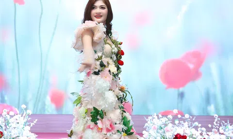 Hoa hậu Mạc Minh hóa nàng thơ trong đêm dạ tiệc tri ân của Á hậu 1 Phạm Thị Kim Oanh