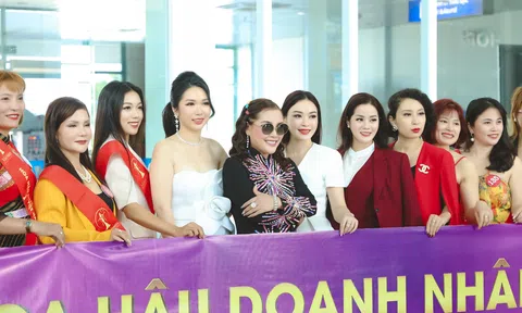 Hoa hậu Khương Phương Anh đồng hành cùng các thí sinh Hoa hậu Doanh nhân Châu Á Việt Nam 2022 trong ngày đầu tiên