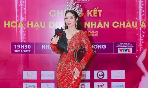 Hoa hậu Khương Phương Anh lộng lẫy chấm thi chung kết Hoa hậu Doanh nhân Châu Á Việt Nam 2022