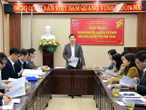 Phú Thọ: Hội báo Xuân 2026 sẽ diễn ra trong 2 ngày 26 - 27/2