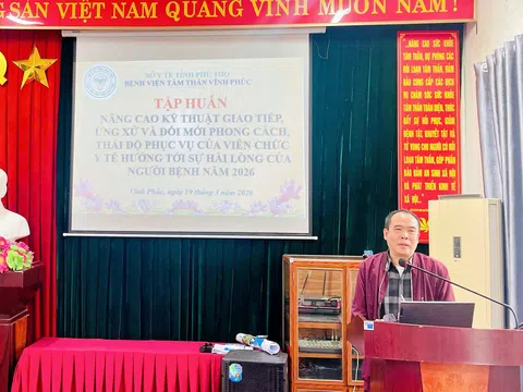 Phú Thọ: Bệnh viện Tâm thần Vĩnh Phúc hướng tới sự hài lòng của người bệnh