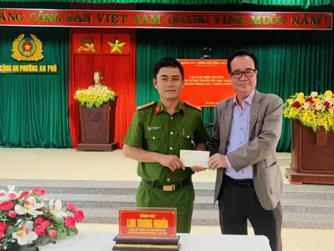 Gia Lai: Khen thưởng Đại uý Nguyễn Hữu Đạo, Công an phường An Phú dũng cảm cứu người