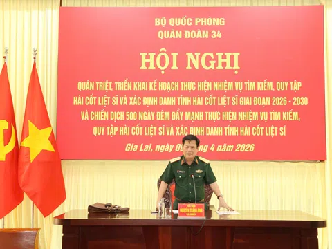 Quân đoàn 34: “Chiến dịch 500 ngày đêm” tìm kiếm, quy tập hài cốt liệt sĩ là nhiệm vụ đặc biệt quan trọng