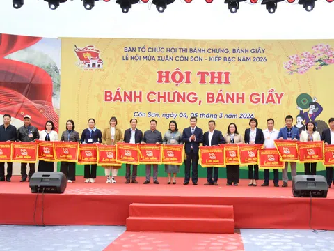 Hải Phòng: Hội thi bánh chưng, bánh giầy thu hút 16 đội tham gia tại Lễ hội mùa Xuân Côn Sơn – Kiếp Bạc 2026