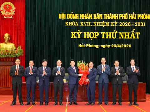 Hải Phòng có tân Chủ tịch HĐND thành phố khoá XVII