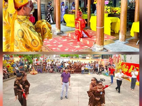 Nghệ An: Lễ giỗ Đức Thánh Mẫu chùa Sơn Hải hấp dẫn du khách