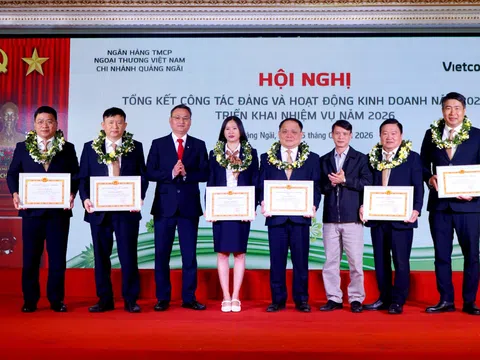 Vietcombank Quảng Ngãi:  Tối ưu hóa chất lượng tín dụng, quyết tâm hoàn thành xuất sắc mọi chỉ tiêu, nhiệm vụ trọng tâm trong năm 2026