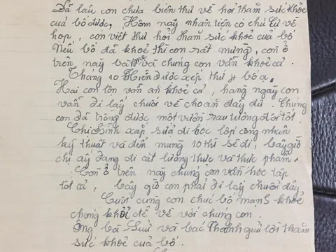 Những lá thư viết tay...