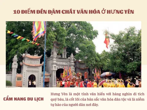 10 điểm đến đậm chất văn hóa ở Hưng Yên