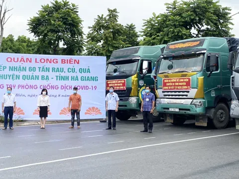 Hà Giang ủng hộ 60 tấn rau, củ, quả sạch tặng đồng bào Thủ đô