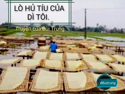 Lò hủ tíu của dì tôi