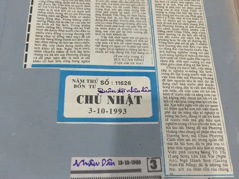 “Trận chiến” giữ núi Phượng hoàng và kỷ niệm không quên với thầy Vượng