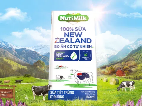 Nutifood hợp tác độc quyền đưa 100% sữa New Zealand bò ăn cỏ tự nhiên về Việt Nam