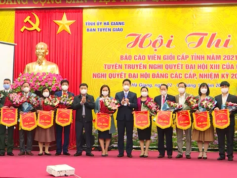 Hà Giang: Khai mạc Hội thi báo cáo viên giỏi cấp tỉnh năm 2021