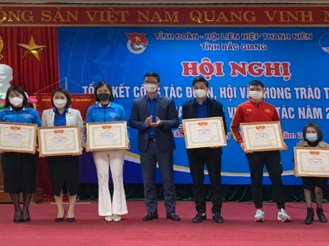 CLB Thanh niên khuyết tật tỉnh Bắc Giang được Hội Liên hiệp thanh niên Việt Nam tặng Bằng khen