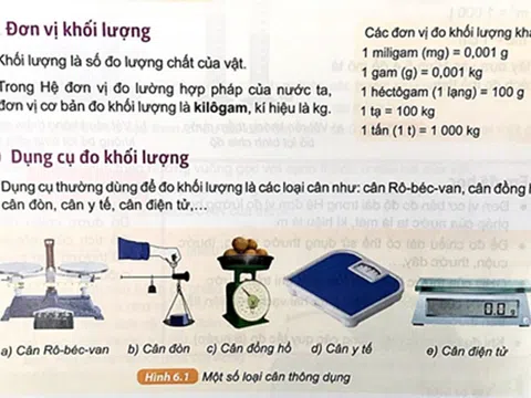 Khoa học tự nhiên 6 – một cuốn sách giáo khoa còn những sai sót