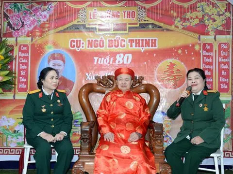 Bắc Giang: Thăm, chúc thọ đồng đội cựu chiến binh Trường Sơn đầu xuân Nhâm Dần 2022