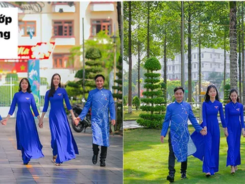 NTK Việt Hùng cùng lớp trẻ lan tỏa nét đẹp lung linh của áo dài Việt