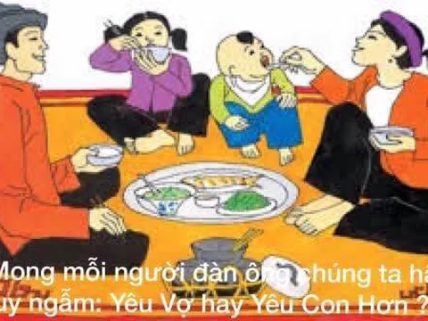 Đàn ông yêu vợ hay yêu con hơn??