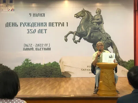 Trung tâm Khoa học và Văn hoá Nga tại Hà Nội tổ chức sự kiện kỷ niệm 350 năm ngày sinh của Pyotr Đại đế