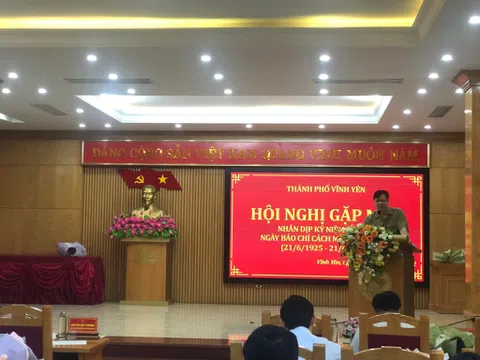 Vĩnh Phúc: TP Vĩnh Yên gặp mặt các cơ quan báo chí nhân kỷ niệm 97 năm Ngày Báo chí cách mạng Việt Nam