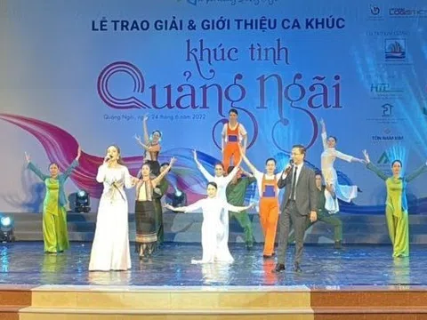 “Khúc tình Quảng Ngãi”, đêm nhạc tôn vinh vẻ đẹp