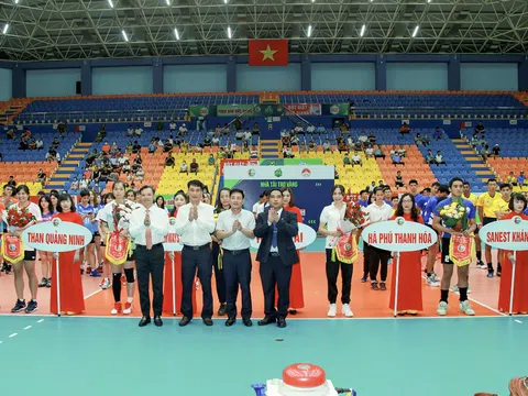 Khai mạc Giải Bóng chuyền Vô địch quốc gia Cúp Hóa chất Đức Giang năm 2022