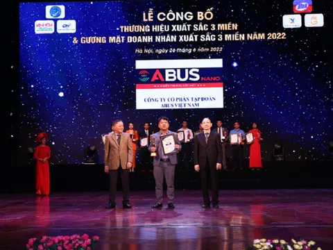 Nhãn hiệu sơn Abus Paint đạt Top 10 thương hiệu xuất sắc 3 miền 2022