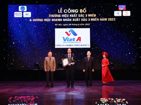 Công ty Cổ phần thiết bị Việt Á – Top 10 Thương hiệu xuất sắc 3 miền 2022