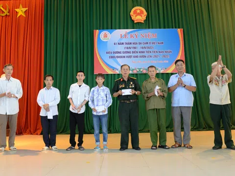 Bắc Giang: Xã Tăng Tiến kỷ niệm 61 năm Ngày thảm họa da cam ở Việt Nam và Ngày vì nạn nhân CĐDC Việt Nam