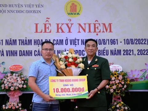Bắc Giang: Hội Nạn nhân chất độc da cam/dioxin huyện Việt Yên phấn đấu hoạt động hiệu quả hơn