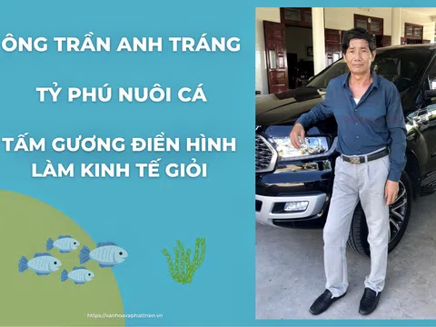 Nam Định: Ông Trần Anh Tráng – Tỷ phú nuôi cá, tấm gương điển hình làm kinh tế giỏi