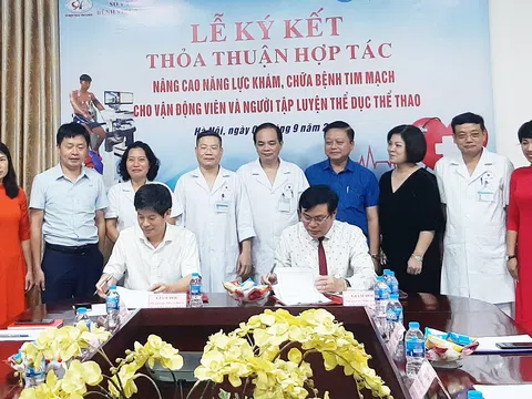 Hợp tác giữa Bệnh viện Thể thao Việt Nam và Bệnh viện Tim Hà Nội