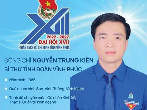 Vĩnh Phúc có tân Bí thư Tỉnh Đoàn, nhiệm kỳ 2022 2027