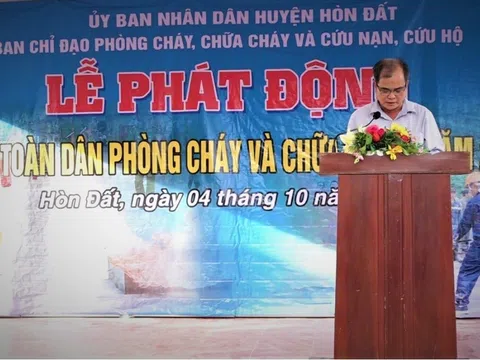 Kiên Giang: Huyện Hòn Đất phát động “Ngày toàn dân phòng cháy và chữa cháy”