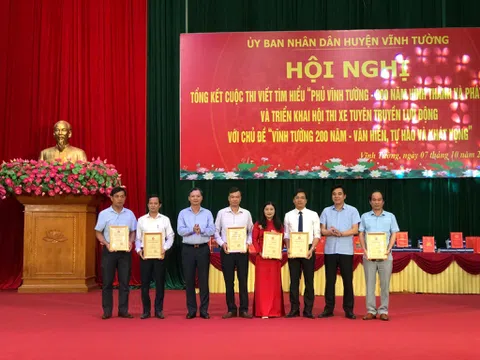 Vĩnh Phúc: Cuộc thi viết " Phủ Vĩnh Tường - 200 năm hình thành và phát triển" thu hút đông đảo công chúng tham gia