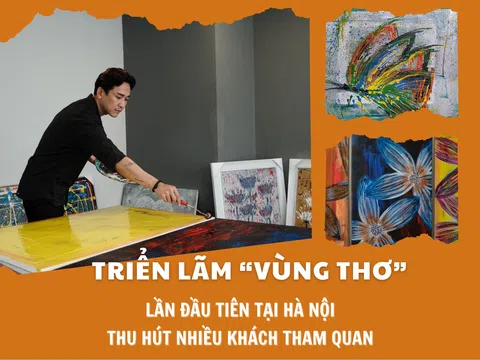 Triển lãm “Vùng Thơ” lần đầu tiên tại Hà Nội thu hút nhiều khách tham quan