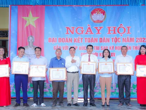 Nghệ An vui ngày hội Đại đoàn kết tại khu dân cư Vân Nam, xã Khánh Thành (Yên Thành)