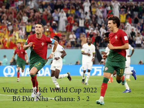 Vòng chung kết WORLD CUP 2022, Bảng H, Bồ Đào Nha - Ghana 3:2