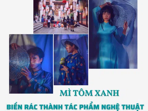 Mì tôm xanh – biến rác thành tác phẩm nghệ thuật