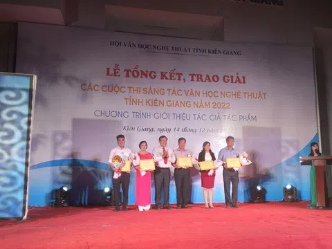 Kiên Giang: Tổng kết, trao giải các Cuộc thi sáng tác văn học nghệ thuật