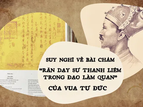 Suy nghĩ về bài châm “Răn dạy sự thanh liêm trong đạo làm quan” của vua Tự Đức