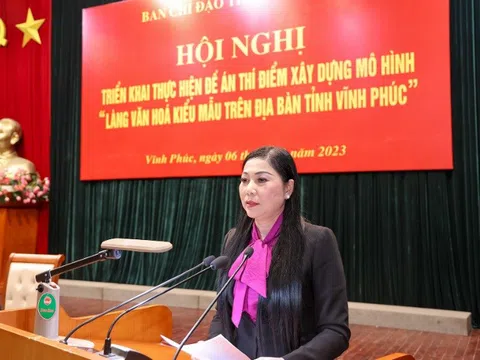 Vĩnh Phúc: Triển khai Đề án xây dựng mô hình “Làng văn hóa kiểu mẫu”