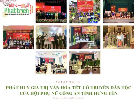 Phát huy giá trị văn hóa Tết cổ truyền dân tộc của nữ Công an tỉnh Hưng Yên