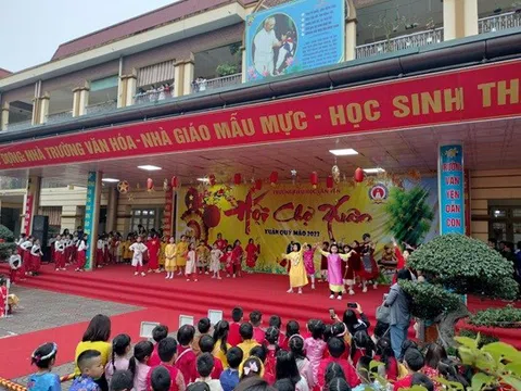 Hà Nội:  Trải nghiệm - “Hội chợ xuân” Quý Mão 2023 trường Tiểu học Văn Yên, quận Hà Đông