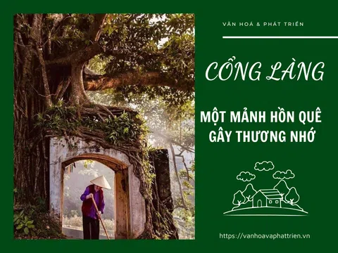 Cổng làng, một mảnh hồn quê gây thương nhớ