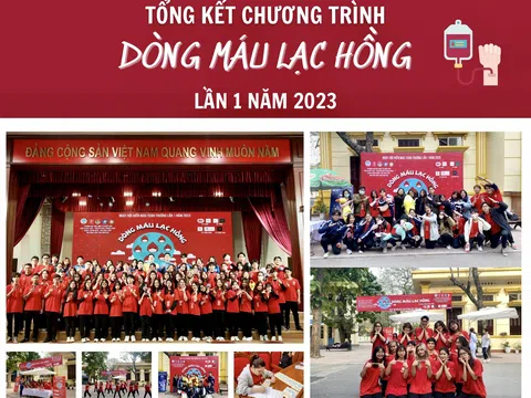 Chương trình Dòng Máu Lạc Hồng lần 1 năm 2023 thành công tốt đẹp