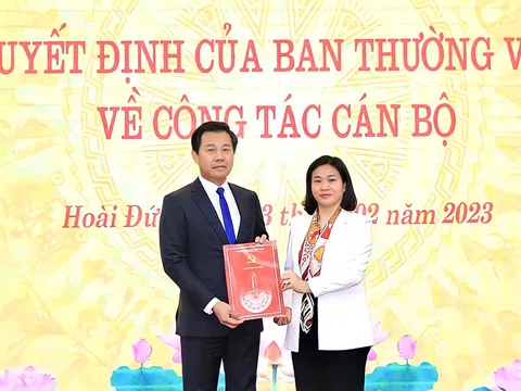 Hà Nội: Điều động Bí thư Huyện ủy Hoài Đức về làm Giám đốc Sở Nông nghiệp và Phát triển nông thôn