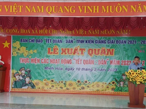 Kiên Giang: Tết Quân - Dân mừng “Tết Chôl Chnăm Thmây 2023” -  Thắm tình đoàn kết như "cá với nước”